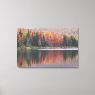 USA, Vermont, McAllister Lake, nahe Hazens Notch Leinwanddruck