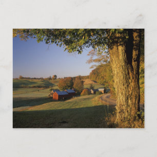 USA, Vermont, South Woodstock, Jenne Farm at Postkarte