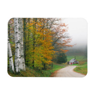 USA, Vermont. Zuckerhaus in der Nähe der Stadt S Magnet