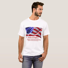 USA-Versprechen von Allegiance Man's Tshirt