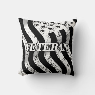USA Veteran - Weiß Vintag 001 Kissen Kissen