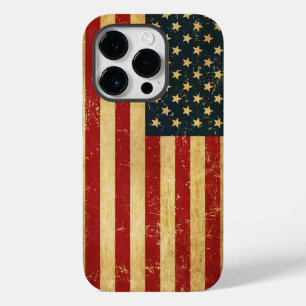 USA Vintag Grunge Flag Case-Mate iPhone 14 Pro Hülle