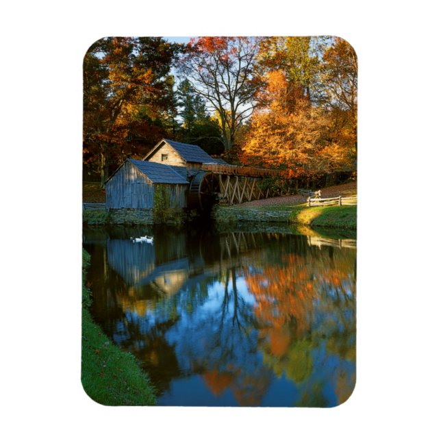 USA, Virginia, Blue Ridge Parkway, Mabry Mill Magnet (Vertikal)