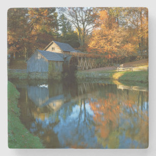 USA, Virginia, Blue Ridge Parkway, Mabry Mill Steinuntersetzer