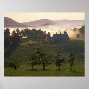 USA, Virginia, Giles Landkreis, Farm Poster