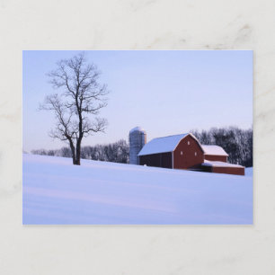 USA, Virginia, Shenandoah-Tal, Scheune Postkarte