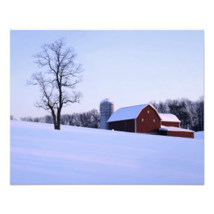 USA, Virginia, Shenandoah Valley, Barn Fotodruck