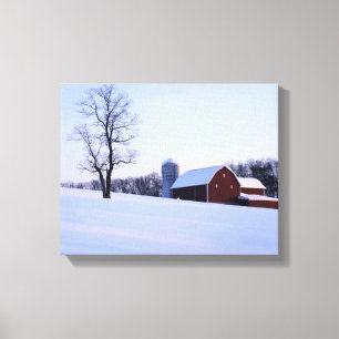 USA, Virginia, Shenandoah Valley, Scheune Leinwanddruck