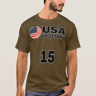 USA Volleyball 15 Tshirt Design