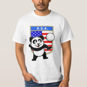 USA-Volleyball-Panda T-Shirt