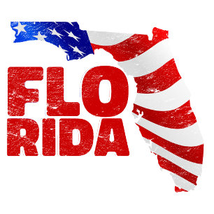USA von Florida Pride. T-Shirt
