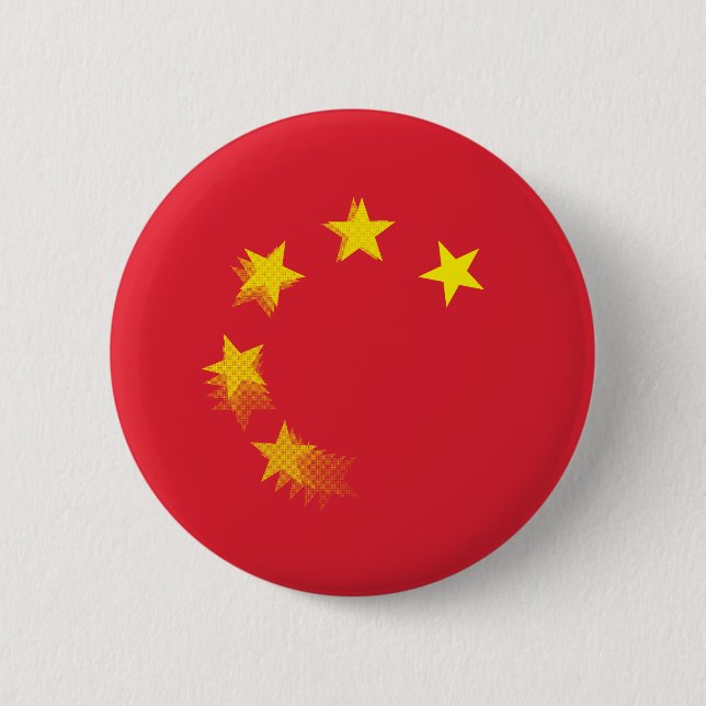 USA vs. CHINA / CHINA Button (Vorderseite)