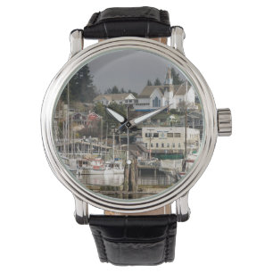 USA, Wa, Kitsap-Halbinsel. Malerische Stadt. Armbanduhr