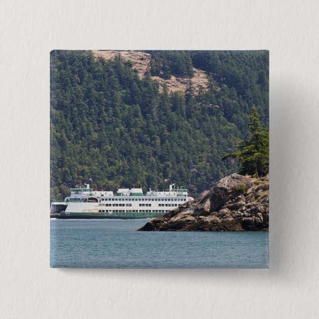 USA, WA Washington Staat Ferries Button (Vorderseite)