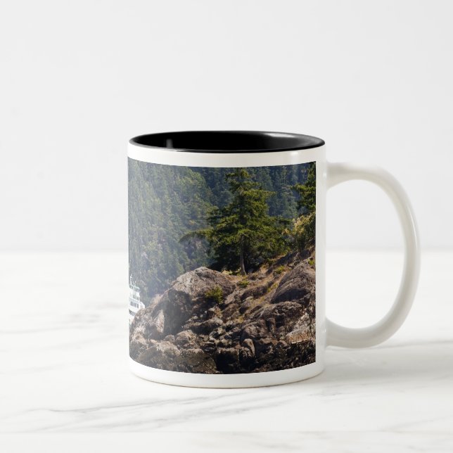 USA, WA. Washington-Staats-Fähren Zweifarbige Tasse (Rechts)