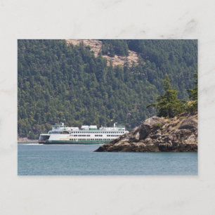 USA, WA. Washington State Ferries Postkarte