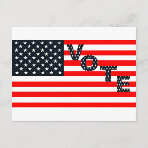 Usa Wähle Postkarte