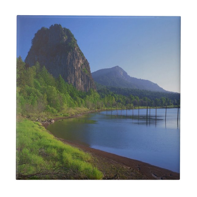 USA, Washington, Beacon Rock Staat Park, Beacon Fliese (Vorderseite)