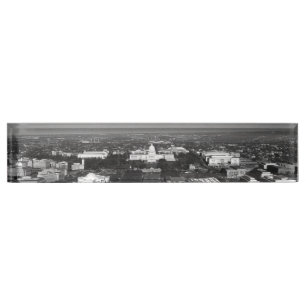 USA Washington Capitol Überblick 1970 Namensplakette