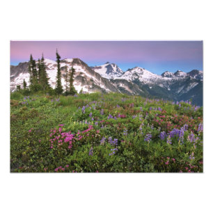 USA, Washington, Cascade Mountains, Nord Fotodruck