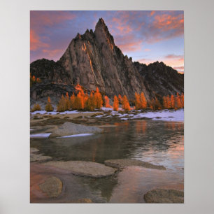 USA, Washington, Cascade Mountains.  Prusikspitze Poster