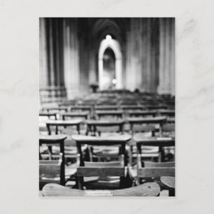 USA, Washington DC. Kirchenbänke der National Postkarte