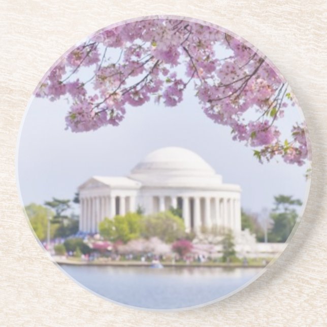 USA, Washington DC, Kirschbaum in der Blüte Getränkeuntersetzer (Vorne)