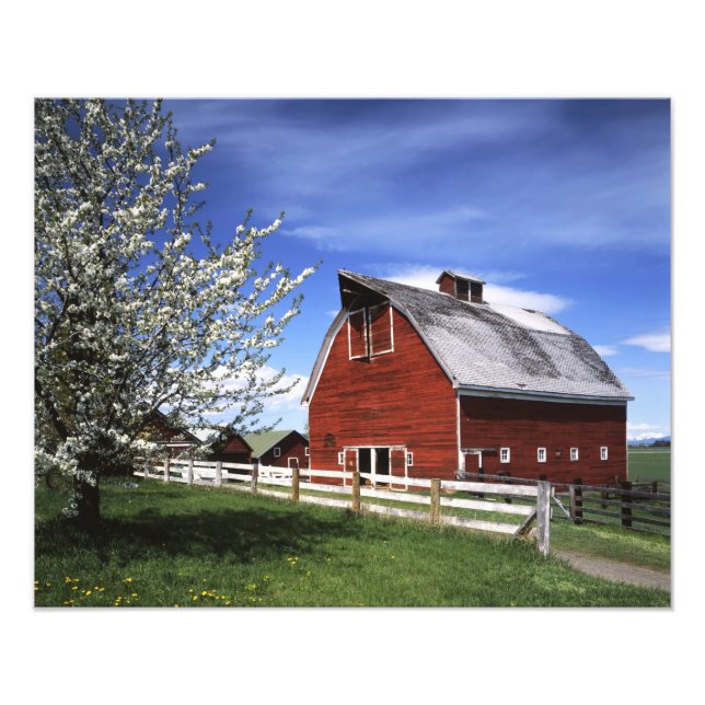 USA, Washington, Ellensburg, Barn Fotodruck (Vorne)