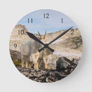 USA, Washington, Kaskadenkette 2 Runde Wanduhr