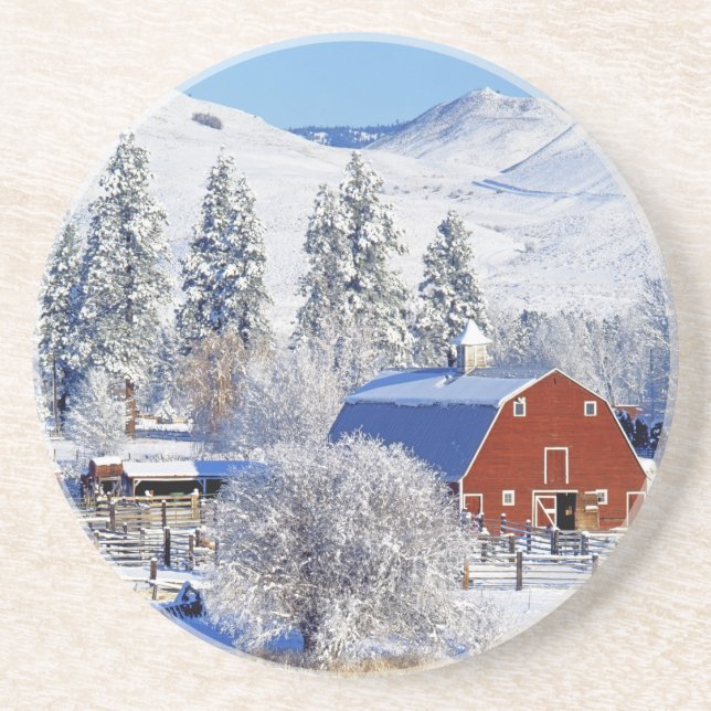 USA, Washington, Methow Tal, Scheunen herein Untersetzer (Vorne)