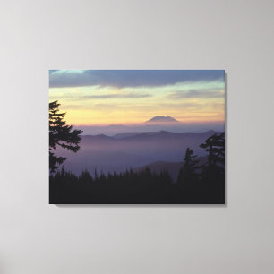 USA, Washington. Mount St. Helens gesehen durch Leinwanddruck