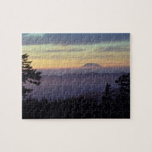 USA, Washington. Mount St. Helens gesehen durch Puzzle