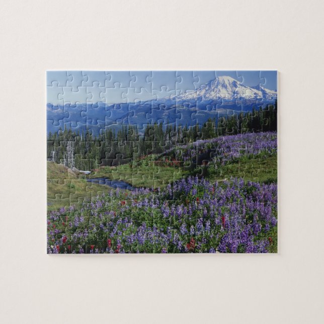 USA, Washington Mt. Adams Wilderness, Meadows Puzzle (Horizontal)