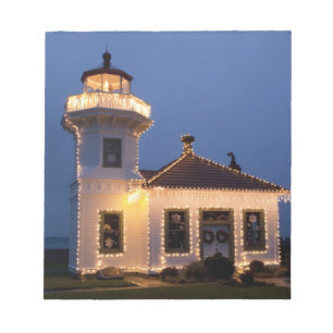USA, Washington, Mukilteo. Leuchtturm Mukilteo Notizblock