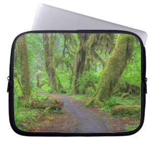 USA, Washington, Olympic National Park, Hoh Rain Laptopschutzhülle