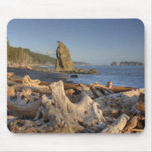 USA, Washington, Olympic National Park, Rialto Mousepad