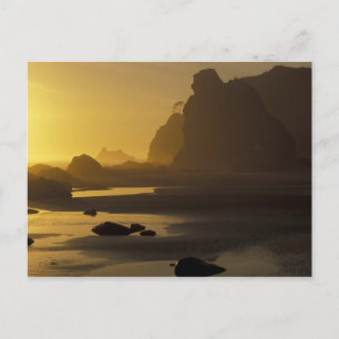 USA, Washington, Olympic-Nationalpark, Sonnenunter Postkarte