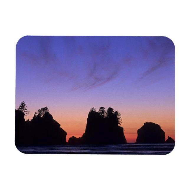 USA, Washington, Olympischer Nationalpark, Shi-shi Magnet (Horizontal)