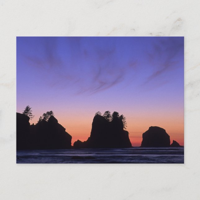 USA, Washington, Olympischer Nationalpark, Shi-shi Postkarte (Vorderseite)