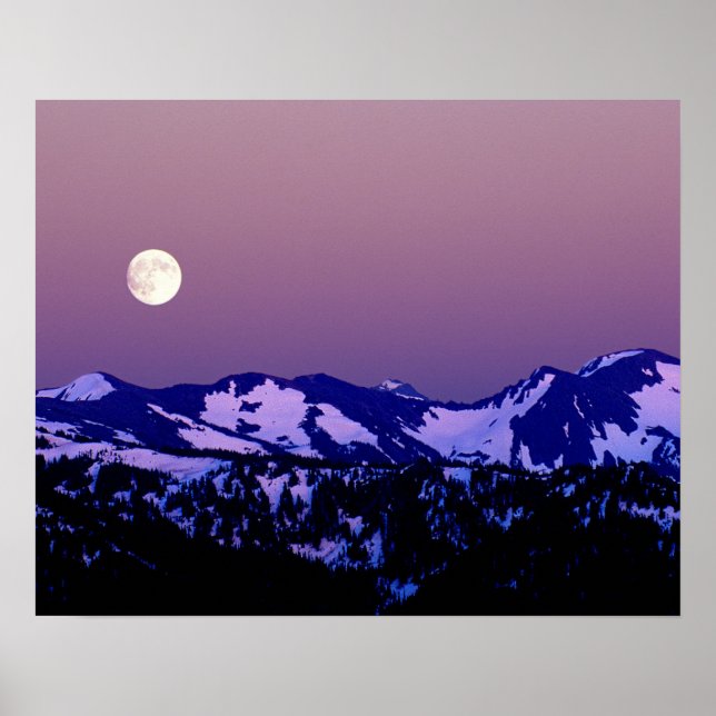 USA, Washington, Port Angeles, Olympic National Poster (Vorne)