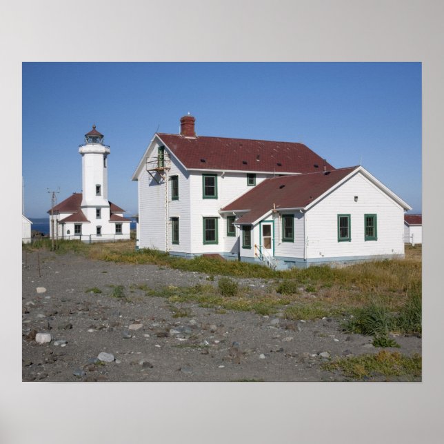 USA, Washington, Port Townsend, Point Wilson Poster (Vorne)