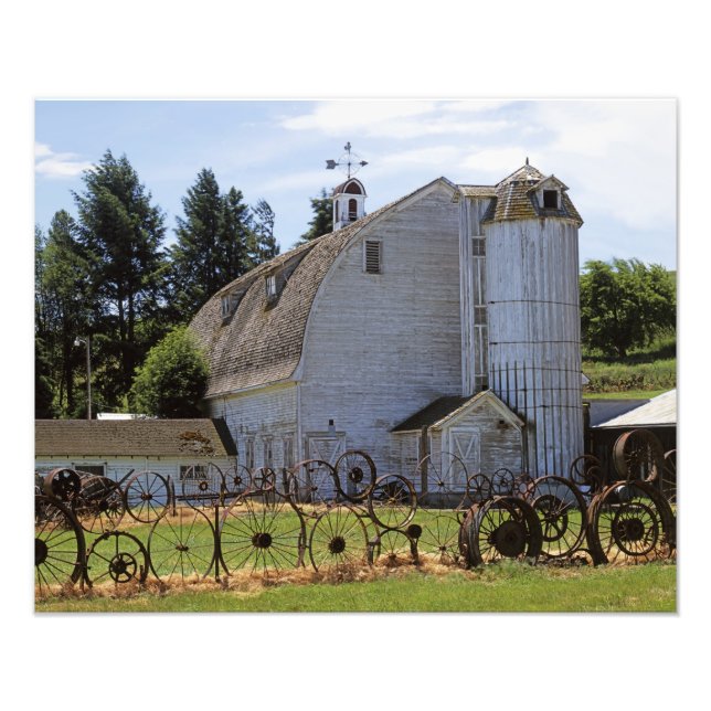 USA, Washington, Pullman, Scheune Fotodruck (Vorne)