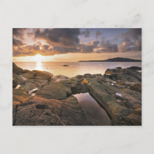 USA, Washington, San Juan Islands.  Dramatisch 2 Postkarte