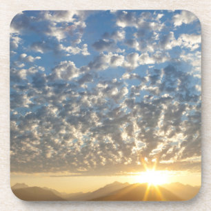 USA, Washington, Seabeck. Sonnenuntergang Untersetzer