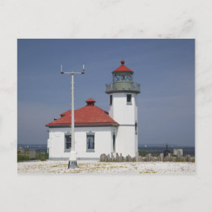 USA, Washington, Seattle, Alki Point Lighthouse, 2 Postkarte