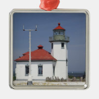 USA, Washington, Seattle, Alki Point Lighthouse, 2