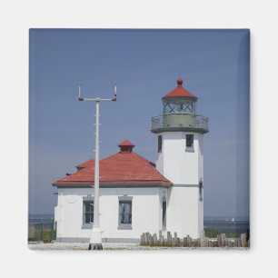 USA, Washington, Seattle, Alki Point Lighthouse, Magnet