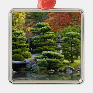 USA, Washington, Seattle, Arboretum, Japanisch Silbernes Ornament