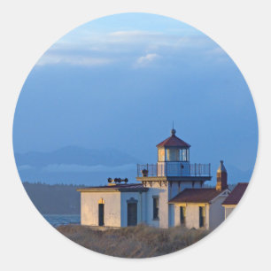 USA, Washington, Seattle, Puget Sound Runder Aufkleber