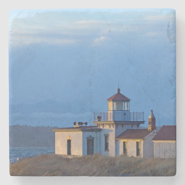 USA, Washington, Seattle, Puget Sound Steinuntersetzer (Vorderseite)